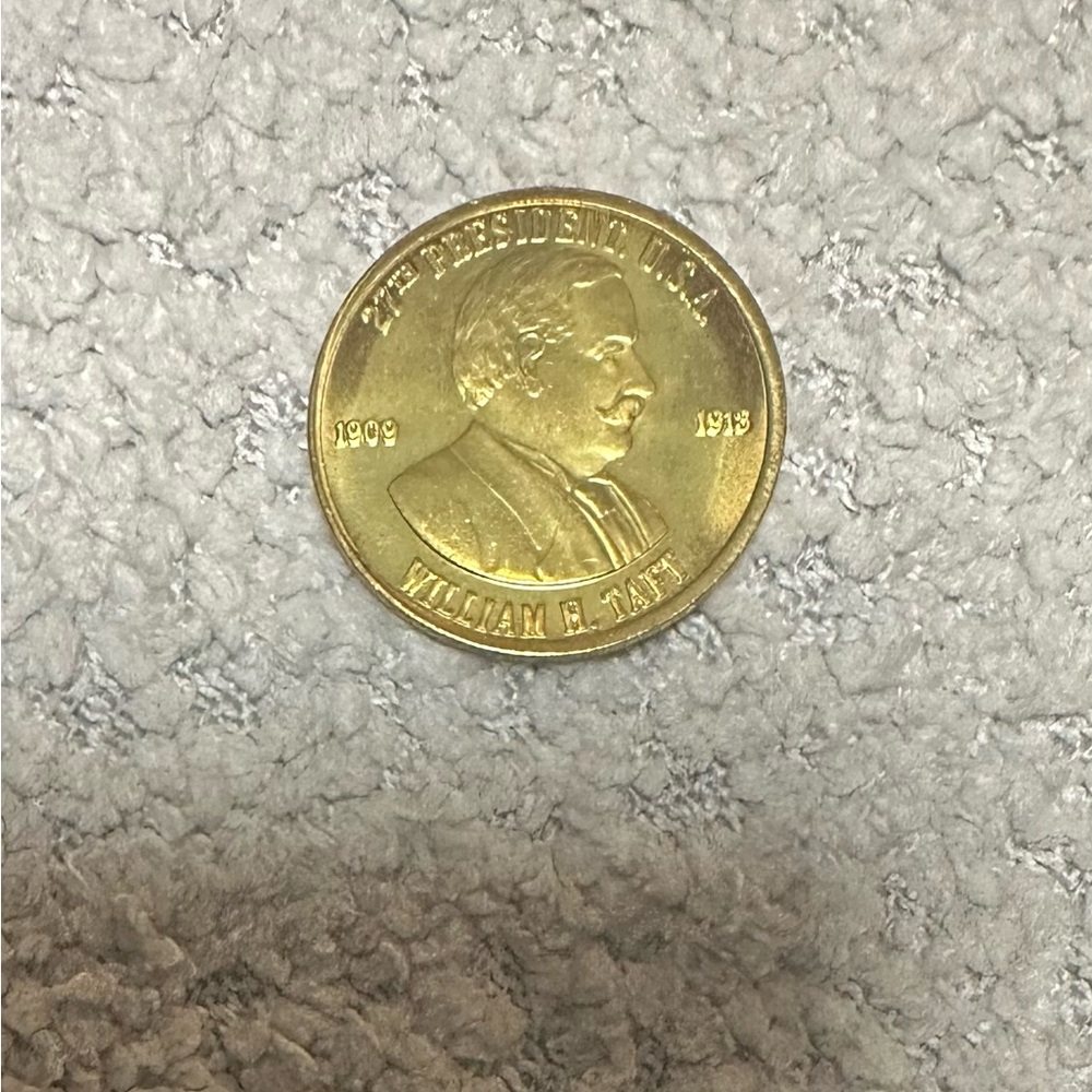 Vintage 1981 readers digest William H. Taft Commemorative Coin
